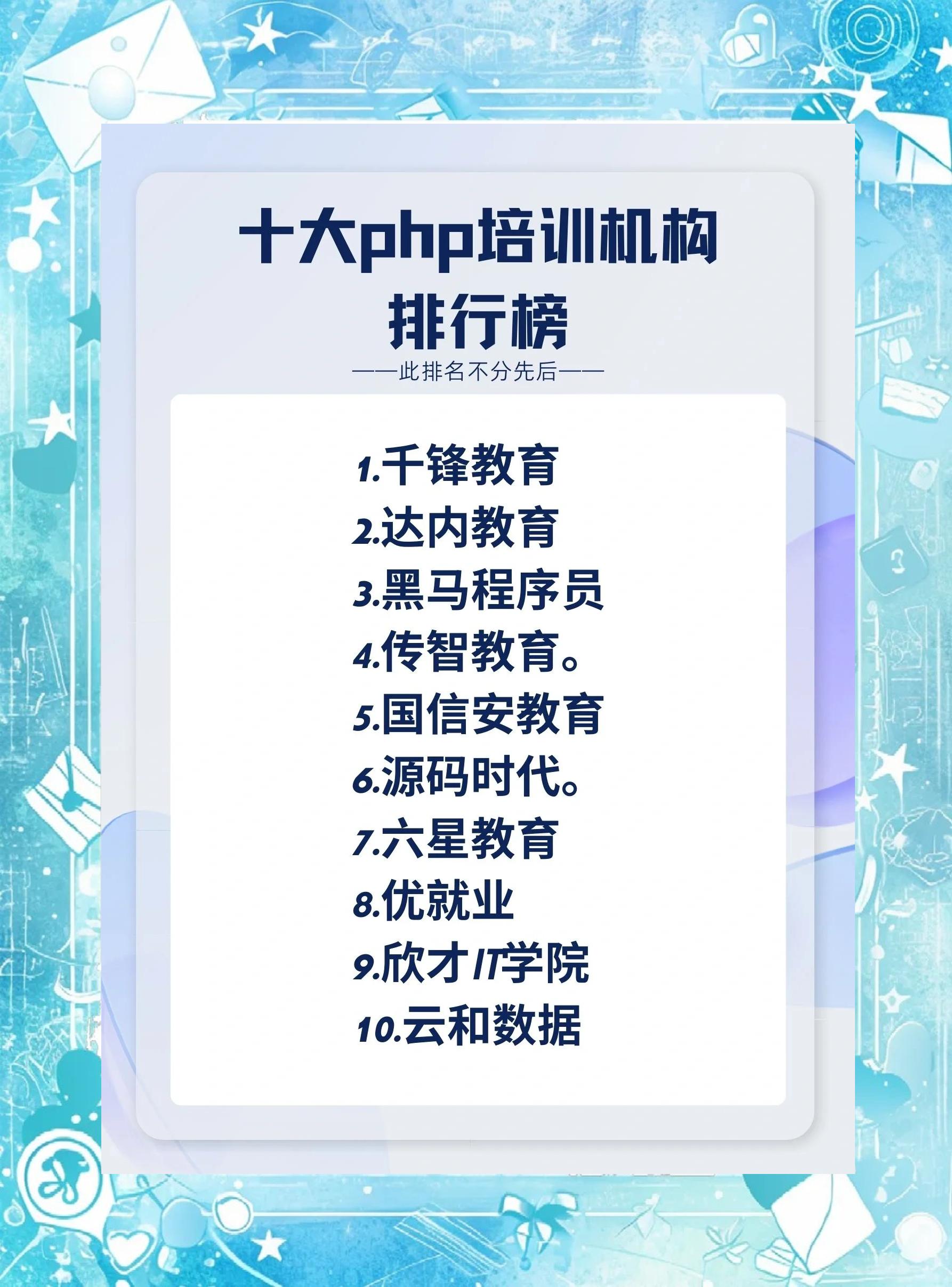 php网站培训-php培训零基础